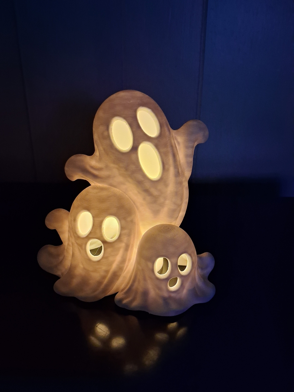 Ghost Halloween Tealight Holder Spooky Decor
